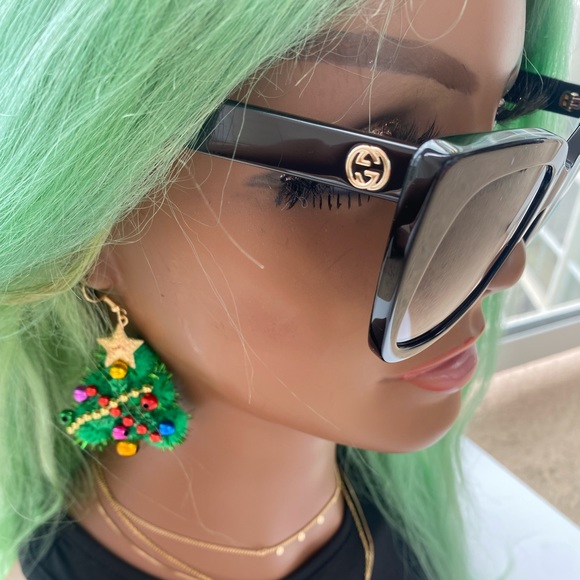 GUCCI GG0163S 003  Cateye Sunglass - Picture 3 of 14